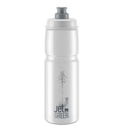 ELITE Kerékpáros palack vízre - JET GREEN 750 ml - áttetsző