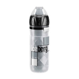 Kerékpáros palack vízre - ICEBERG 500 ml - szürke