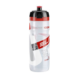 ELITE Kerékpáros palack vízre - SUPERCORSA 750 ml - áttetsző/piros