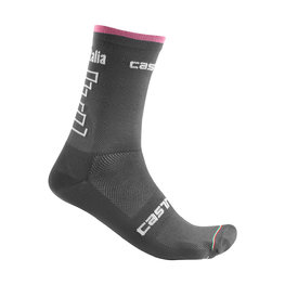 CASTELLI Klasszikus kerékpáros zokni - GIRO 2019  - szürke
