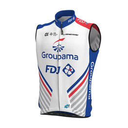 ALÉ Kerékpáros mellény - GROUPAMA FDJ 2019 - kék/fehér/piros