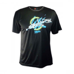 HAVEN Rövid ujjú kerékpáros mez - NAVAHO MTB - fekete/fehér