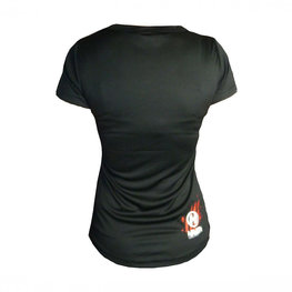 HAVEN Rövid ujjú kerékpáros mez - AMAZON LADY MTB - fekete/piros