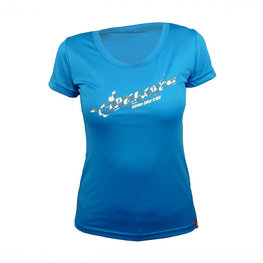 HAVEN Rövid ujjú kerékpáros mez - AMAZON LADY MTB - világoskék/fehér