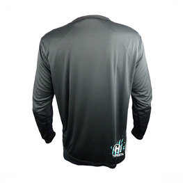 HAVEN Hosszú ujjú kerékpáros mez nyári - NAVAHO LONG MTB - fehér/fekete