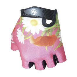 HAVEN Kerékpáros kesztyű rövid ujjal - DREAM KIDS - narancssárga/fehér/fekete/rózsaszín/zöld