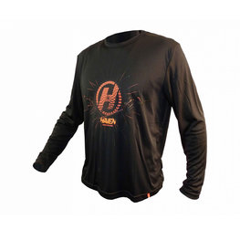 HAVEN Hosszú ujjú kerékpáros mez nyári - NAVAHO LONG II - fekete/piros