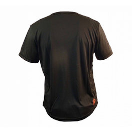 HAVEN Rövid ujjú kerékpáros póló - NAVAHO II MTB - fekete/piros