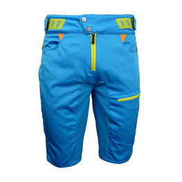 HAVEN Rövid kerékpáros nadrág kantár nélkül - SINGLETRAIL HMS - kék