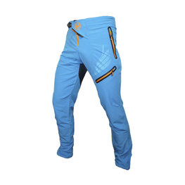 HAVEN Hosszú kerékpáros nadrág kantár nélkül - ENERGIZER LONG  - narancssárga/kék