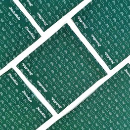 Kerékpáros nyakmelegítő - VERDURE - fehér/zöld