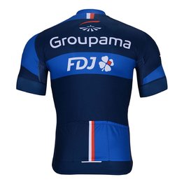 BONAVELO Rövid ujjú kerékpáros mez - GROUPAMA FDJ 2025 - fehér/piros/kék