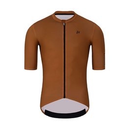 HOLOKOLO Rövid kerékpáros mez rövidnadrággal - VICTORIOUS - barna/fekete