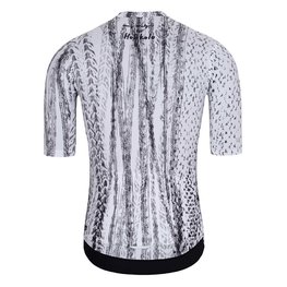 HOLOKOLO Rövid ujjú kerékpáros mez - TYRES ELITE - fekete/fehér