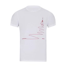 NU. BY HOLOKOLO Rövid ujjú kerékpáros póló - UP & NEVER STOP II. - fehér