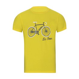 NU. BY HOLOKOLO Rövid ujjú kerékpáros póló - LE TOUR LEMON II. - sárga