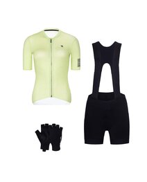 RIVANELLE Kerékpáros mega szett - VICTORIOUS - világoszöld/fekete