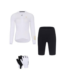 RIVANELLE Kerékpáros mega szett - VICTORIOUS - fehér/fekete