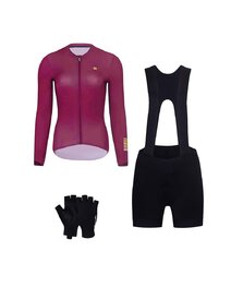 RIVANELLE Kerékpáros mega szett - VICTORIOUS - bordó/fekete