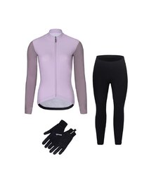 RIVANELLE Kerékpáros mega szett - PERFORMANCE WINTER - lila/fekete