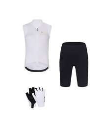 RIVANELLE Kerékpáros mega szett - PURE - fehér/fekete