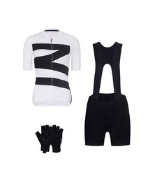 RIVANELLE Kerékpáros mega szett - MISSVELOAIRE - fehér/fekete