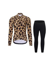 RIVANELLE Kerékpáros téli kabát és nadrág - WILDCAT II WINTER - bézs/barna/fekete