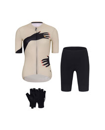 RIVANELLE Kerékpáros mega szett - HANDS LADY - bézs/fekete