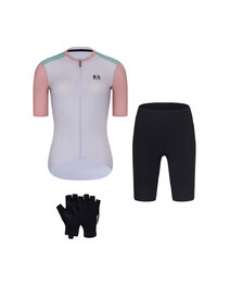 RIVANELLE Kerékpáros mega szett - TECHNICAL - rózsaszín/zöld/fekete
