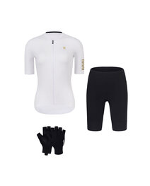 RIVANELLE Kerékpáros mega szett - VICTORIOUS GOLD - fehér/fekete