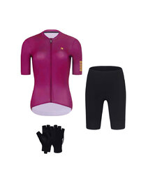 RIVANELLE Kerékpáros mega szett - VICTORIOUS GOLD - bordó/fekete