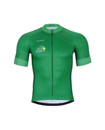 BONAVELO Rövid ujjú kerékpáros mez - TOUR DE FRANCE 2025 - zöld
