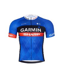 BONAVELO Rövid kerékpáros mez rövidnadrággal - GARMIN SHARP - kék/fekete