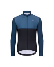 HOLOKOLO Kerékpáros téli kabát és nadrág - STRIPES WINTER - fekete/kék