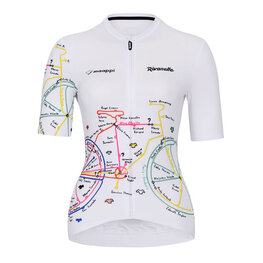 RIVANELLE Kerékpáros mega szett - MAAPPI ELITE LADY - fehér/fekete