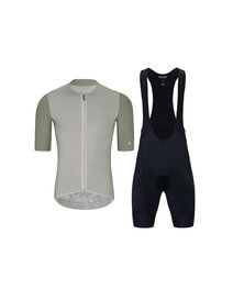 HOLOKOLO Rövid kerékpáros mez rövidnadrággal -   - bordó/szürke/fekete