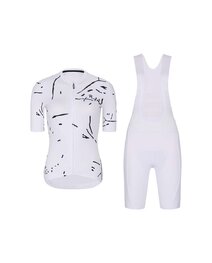 RIVANELLE Rövid kerékpáros mez rövidnadrággal - PASSION - fekete/fehér