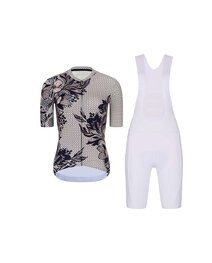 RIVANELLE Rövid kerékpáros mez rövidnadrággal - BAROC - fekete/szürke