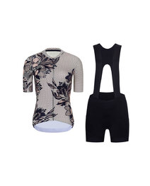 RIVANELLE Rövid kerékpáros mez rövidnadrággal - BAROC - fekete/szürke