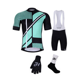 HOLOKOLO Kerékpáros mega szett - TRACE - világoskék/fekete