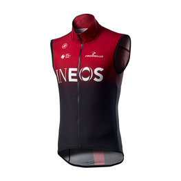 CASTELLI Kerékpáros mellény - INEOS 2020 - fekete/piros