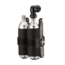 LEZYNE CO2 pumpa/töltény - TWIN KIT CO2 - ezüst/fekete