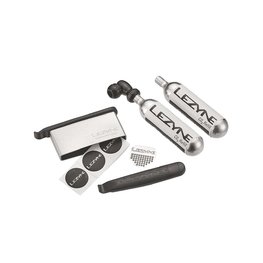 LEZYNE CO2 pumpa/töltény - TWIN KIT CO2 - ezüst/fekete