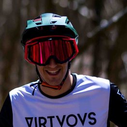 LIMAR Kerékpáros szemüveg - ROC MTB - zöld/piros