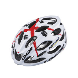 LIMAR Kerékpáros sisak - ULTRALIGHT+ - fehér/fekete/piros