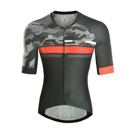 MONTON Rövid ujjú kerékpáros mez - JAT III - piros/fekete