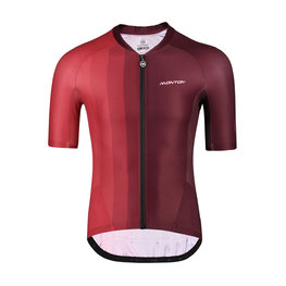 MONTON Rövid ujjú kerékpáros mez - INK PAINTING - piros