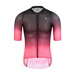 MONTON Rövid ujjú kerékpáros mez - SPACE - fekete/piros