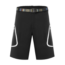 MONTON Rövid kerékpáros nadrág kantár nélkül - SPEEDY MTB - fekete