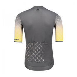 MONTON Rövid ujjú kerékpáros mez - LIGHT - szürke/sárga